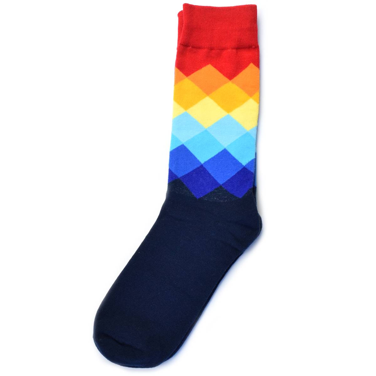 Blue Argyle Socks