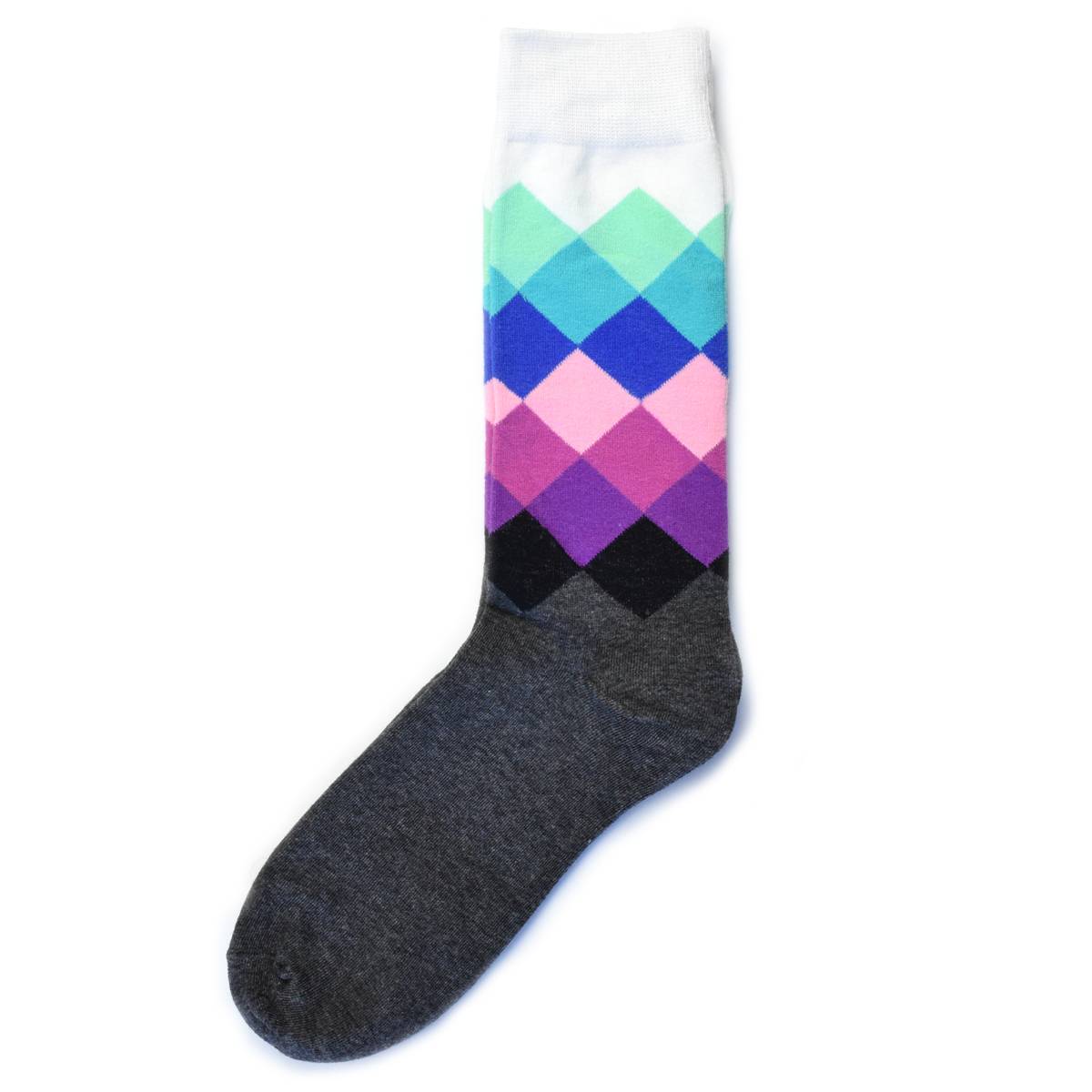 Purple Argyle Socks