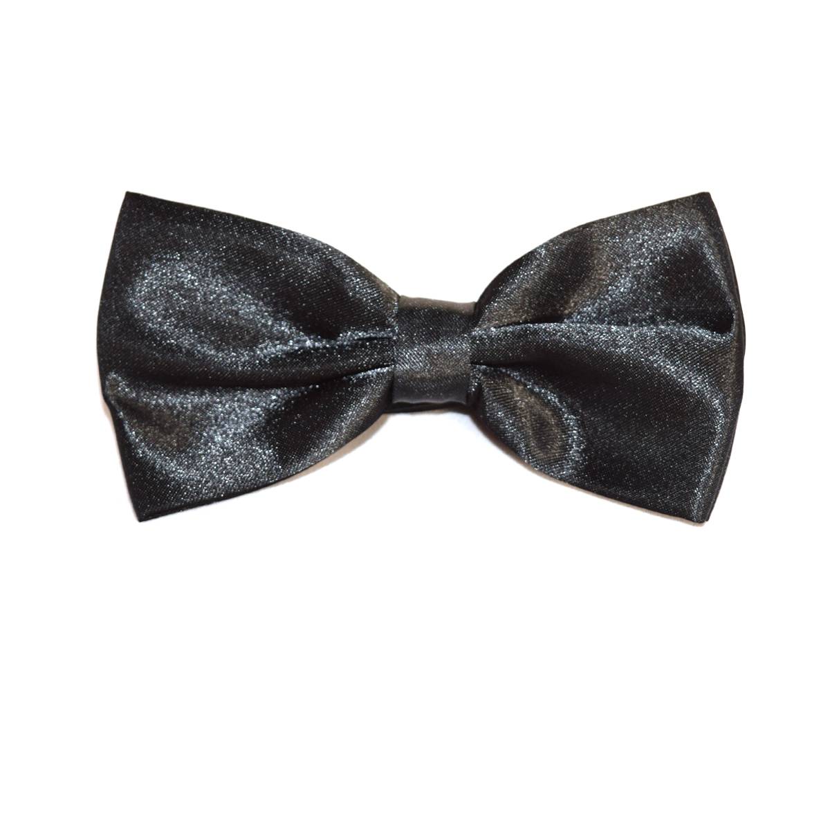 Black Silk Bow Tie