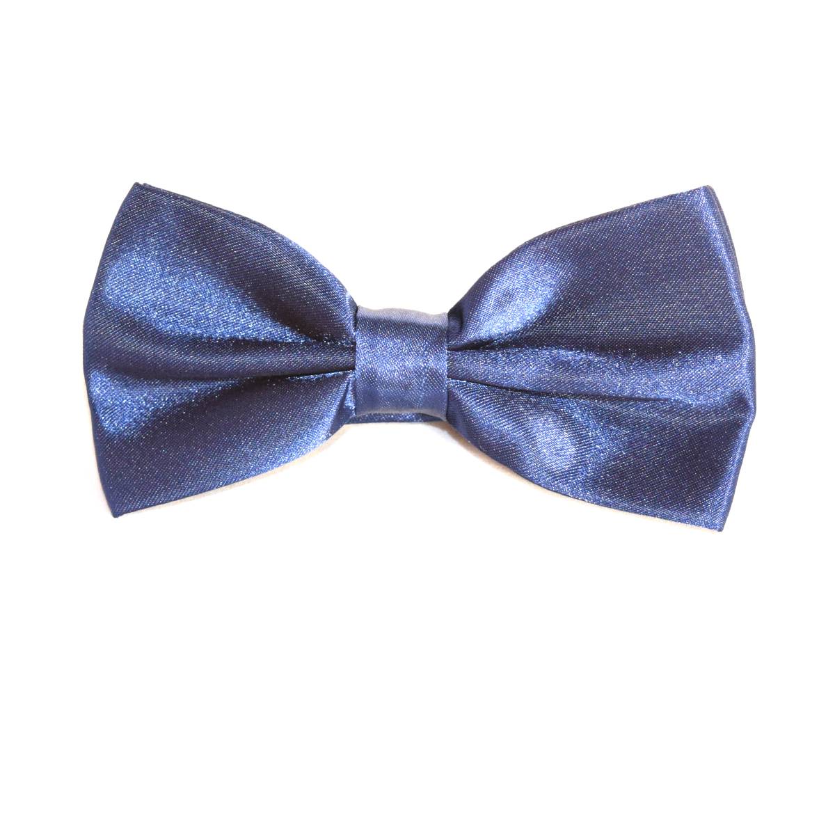 Navy Silk Bow Tie