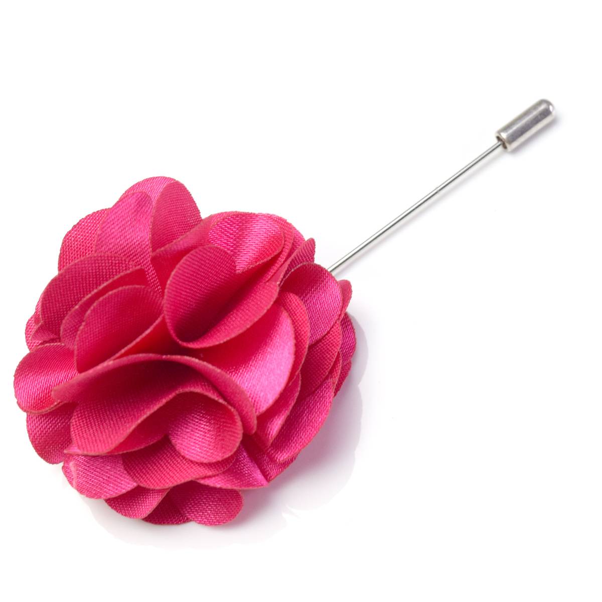 Pink Silk Lapel Pin