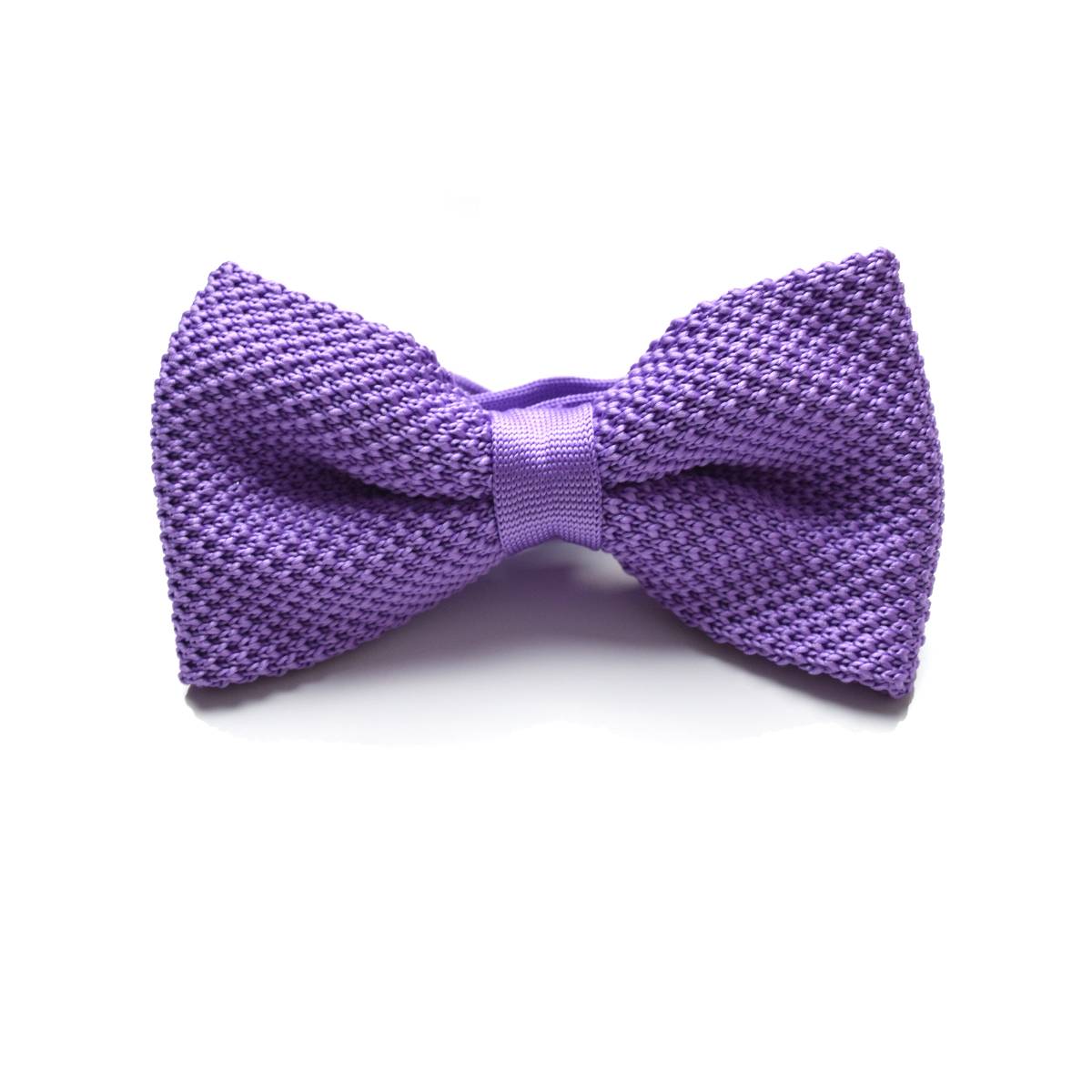 The Lilac Knitted Bow Tie