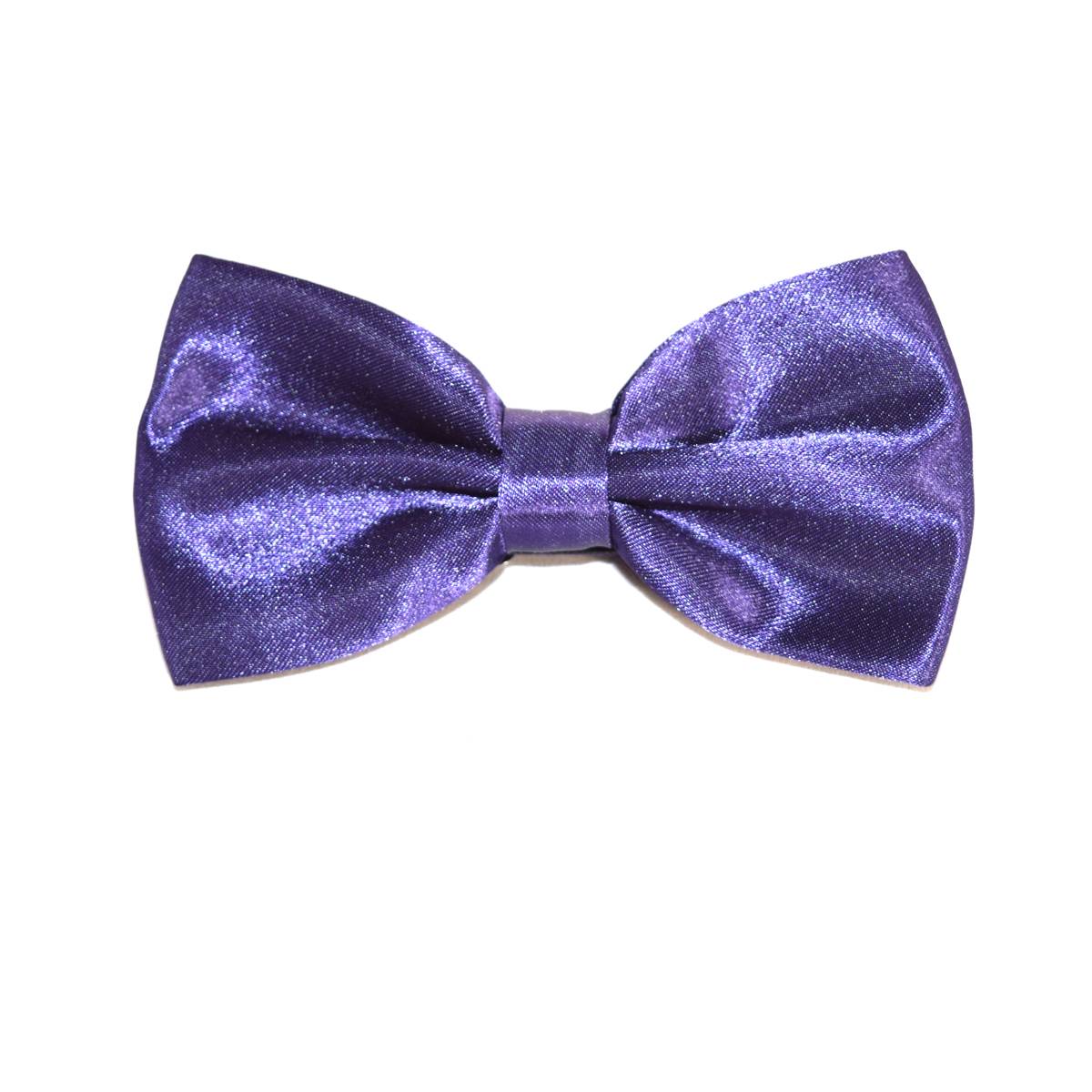 Purple Silk Bow Tie