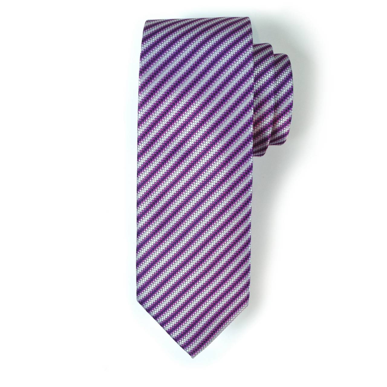 Shades of Purple Silk Tie