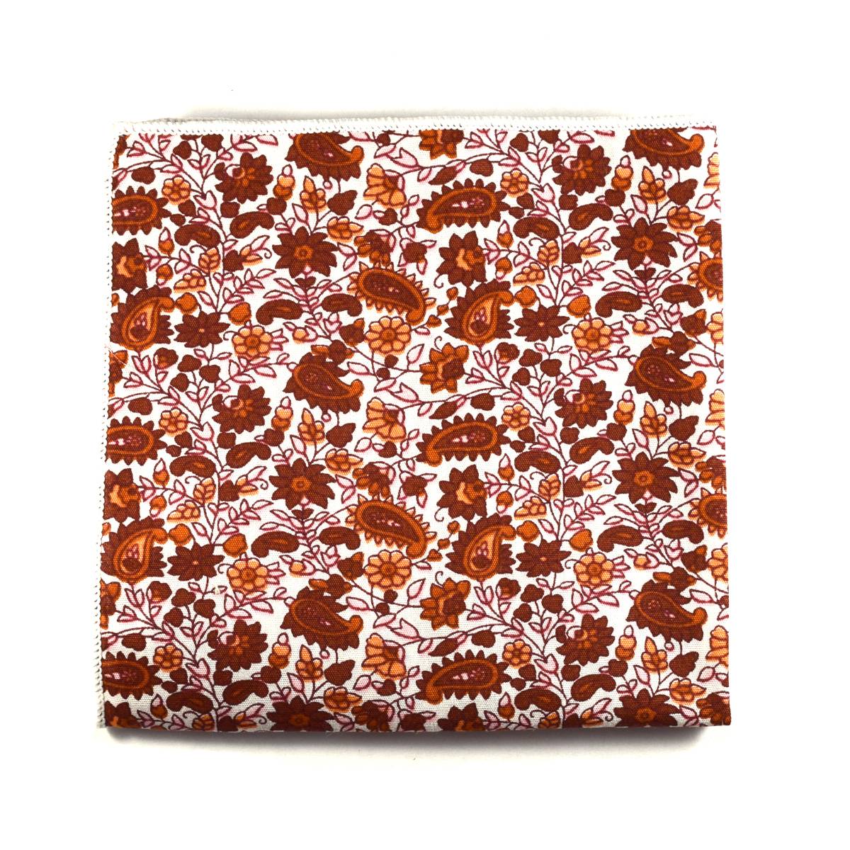 Rustic Paisley Pocket Square