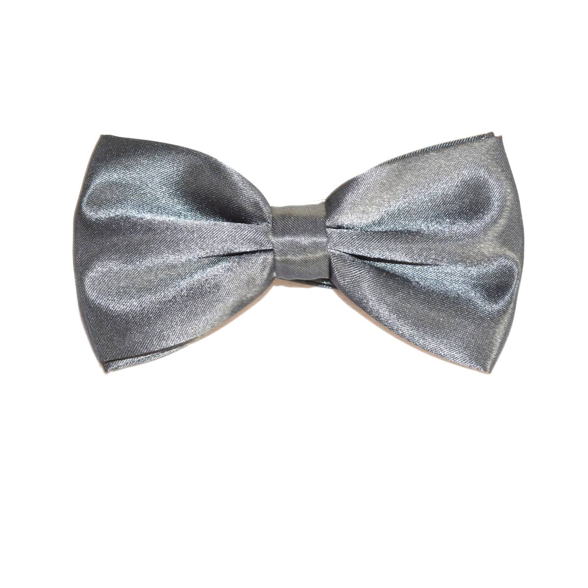 Slate Silk Bow Tie