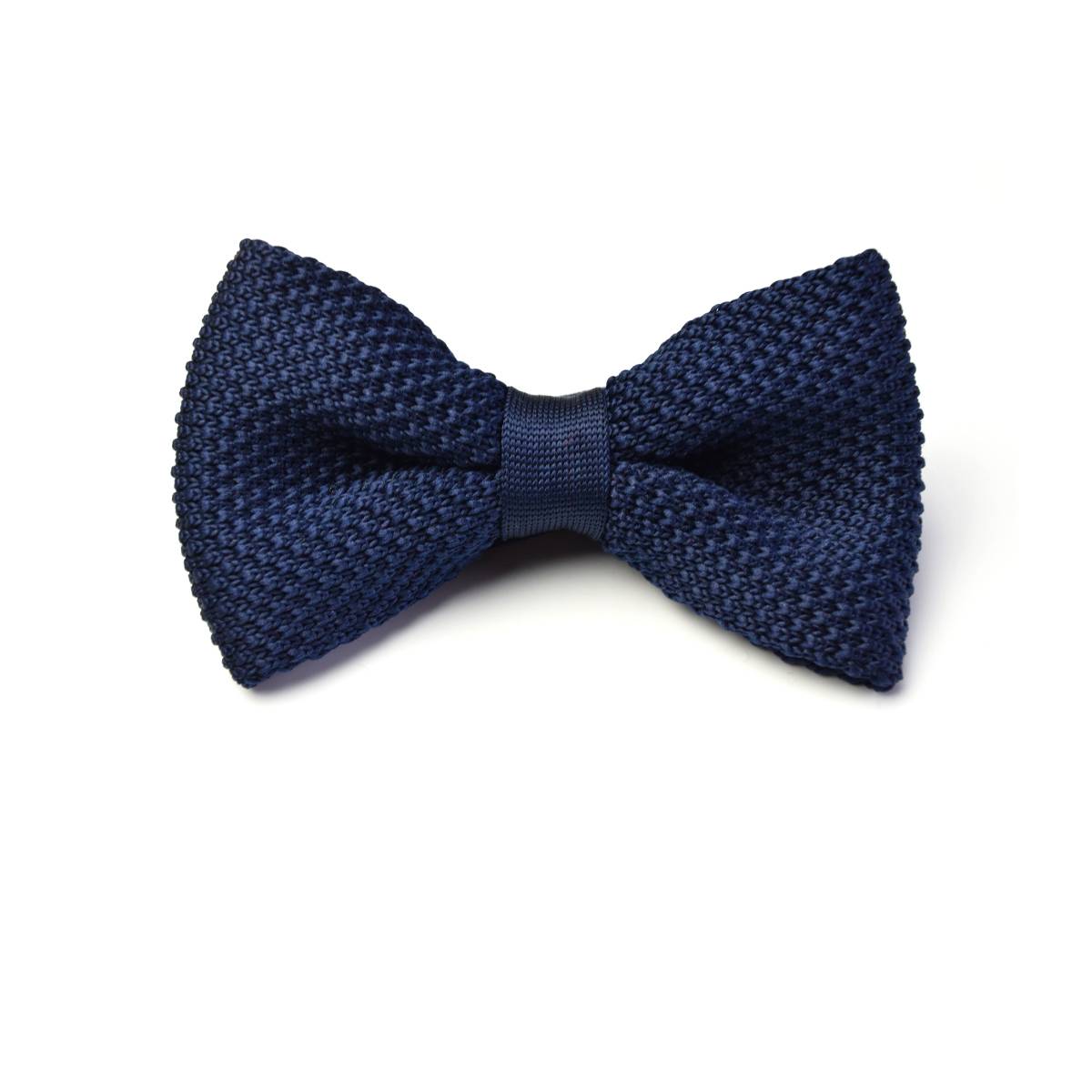 The Navy Knitted Bow Tie