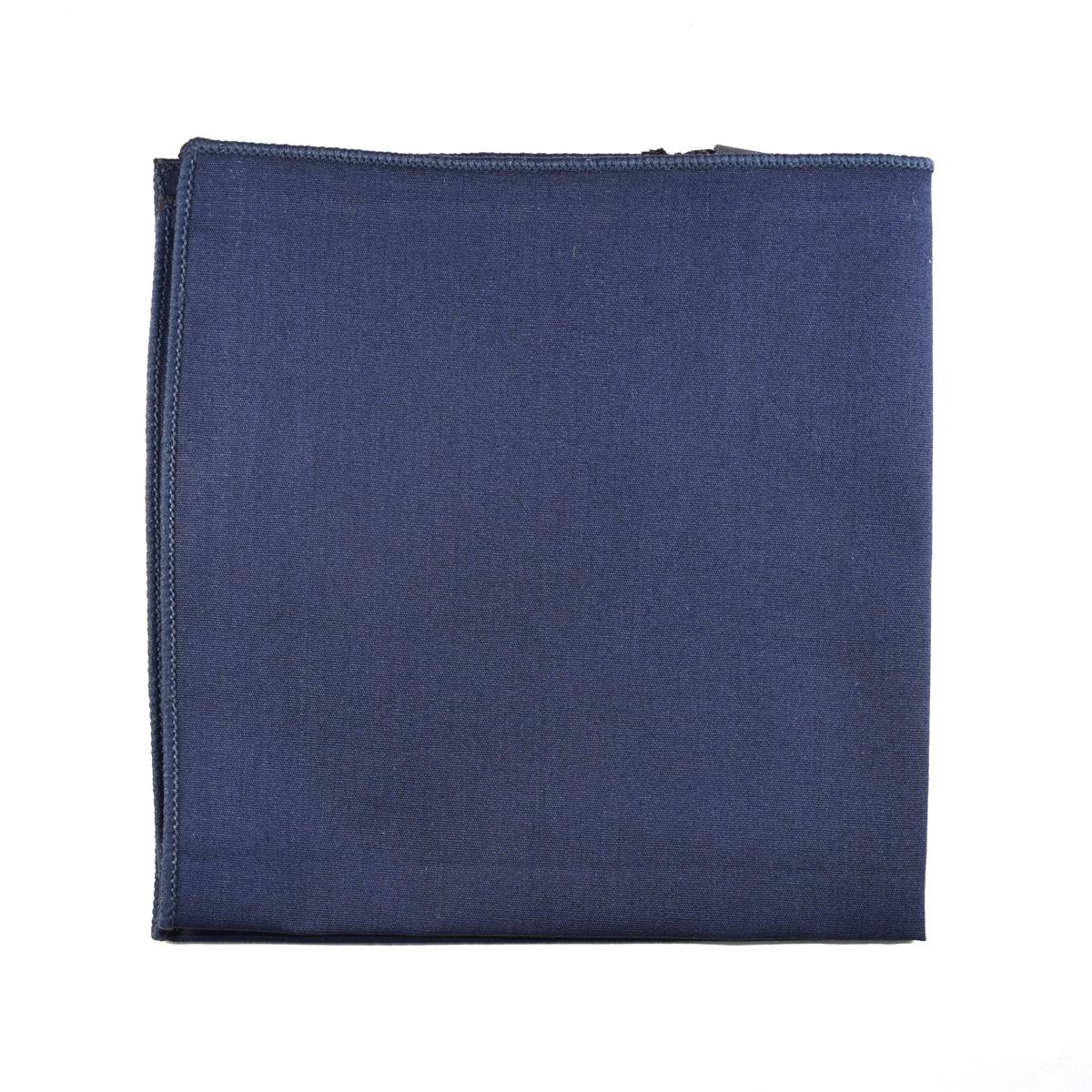 Solid Navy Pocket Square