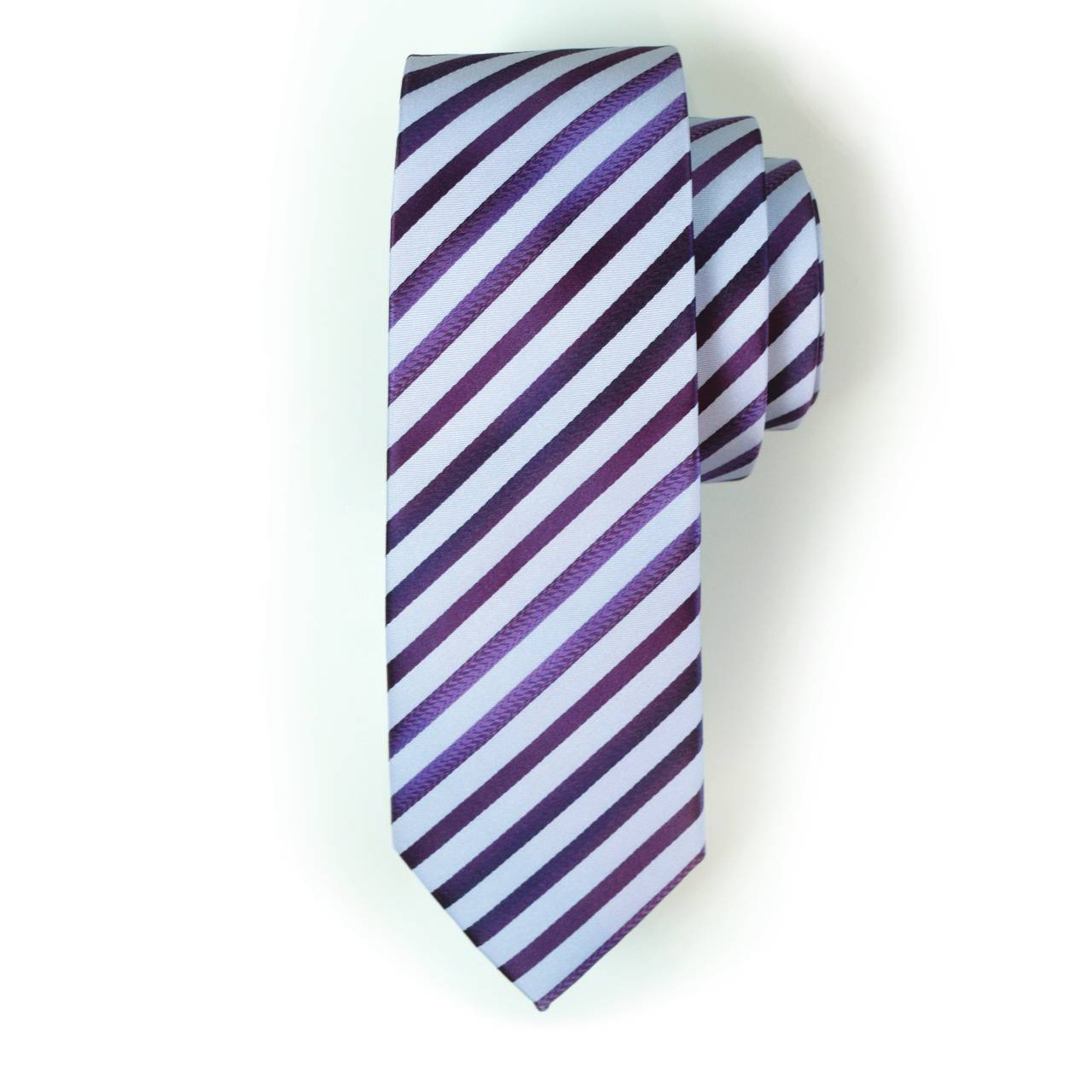 Purple and Pink Silk Tie